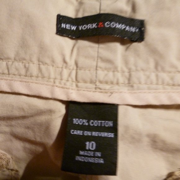 NY & Co Wide leg capri w/ pockets high waisted - Picture 10 of 10